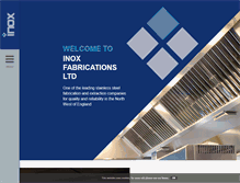 Tablet Screenshot of inoxfabrications.com